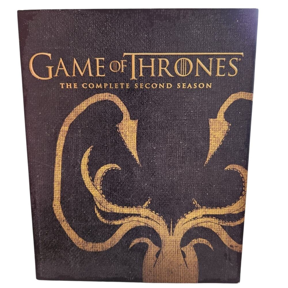 Game of Thrones The Complete Second Season Blu-ray Box Set House Greyjoy HBO